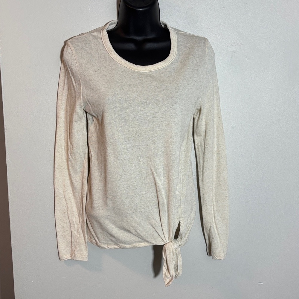 Madewell Beige Knit Top small